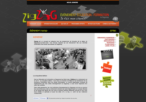Site Internet de l'édition 2012